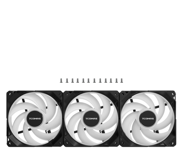 Tcomas FA200 Triple Pack 3x120mm FA200NFC2BKDEU - 1352429 - zdjęcie 2